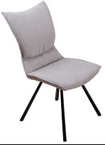 Wood Fabric Upholstered Modern Dining Seats